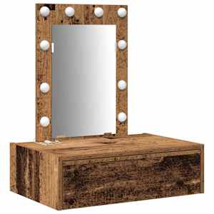 vidaXL Riietumislaud Pruun 60 x 40 x 70 cm Tehispuit