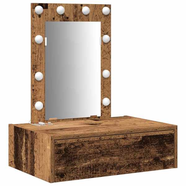 vidaXL Riietumislaud Pruun 60 x 40 x 70 cm Tehispuit