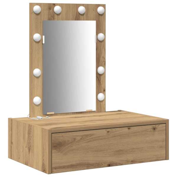 vidaXL Riietumislaud Pruun 60 x 40 x 70 cm Tehispuit