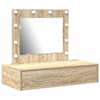 vidaXL Riietumislaud Pruun 83 x 40 x 70 cm Tehispuit
