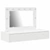 vidaXL Riietumislaud Valge 100 x 40 x 70 cm Tehispuit
