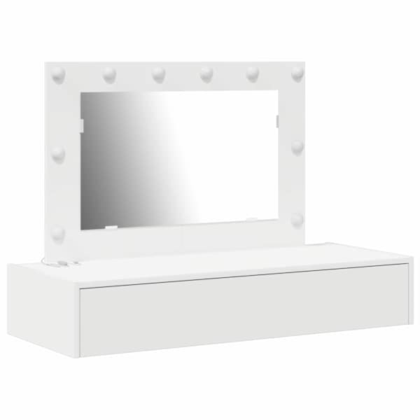vidaXL Riietumislaud Valge 100 x 40 x 70 cm Tehispuit
