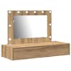 vidaXL Riietumislaud Pruun 100 x 40 x 70 cm Tehispuit