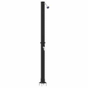 Venkovní solární sprcha Černá 217 cm PVC a hliník - obrázek 2