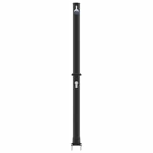Venkovní solární sprcha Černá 217 cm PVC a hliník - obrázek 5