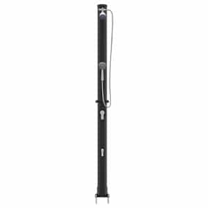 Venkovní solární sprcha Černá 217 cm PVC a hliník - obrázek 5