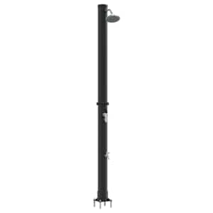 Venkovní solární sprcha Černá 217 cm PVC a hliník - obrázek 2