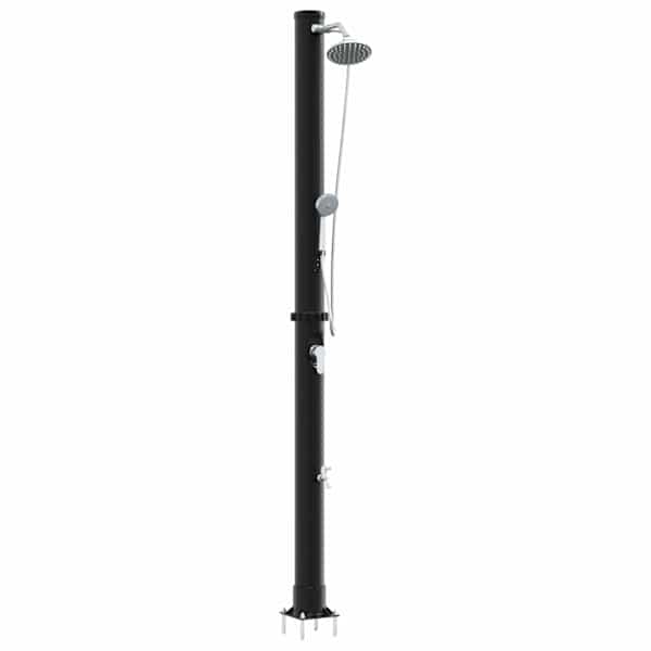 vidaXL V&auml;li P&auml;ikesedu&scaron;&scaron; 20 l PVC ja Alumiinium Must