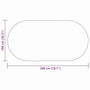 Koberec ZIZUR Krémová 200 x 100 cm Polypropylen - obrázek 10