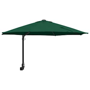 vidaXL Aedapara 248 x 248 x 148 cm Pol&uuml;ester ja teras Roheline