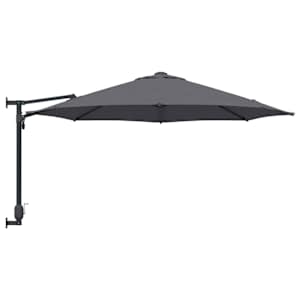 Zahradní slunečník Antracit 248 x 248 x 148 cm Polyester a ocel - obrázek 5