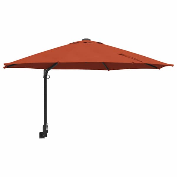 vidaXL Aedapara 248 x 248 x 148 cm Pol&uuml;ester ja teras Terrakota