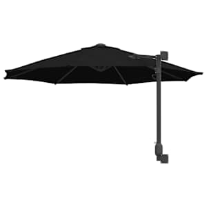 Zahradní slunečník Černá 248 x 248 x 148 cm Polyester a ocel - obrázek 6