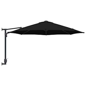 Zahradní slunečník Černá 248 x 248 x 148 cm Polyester a ocel - obrázek 5