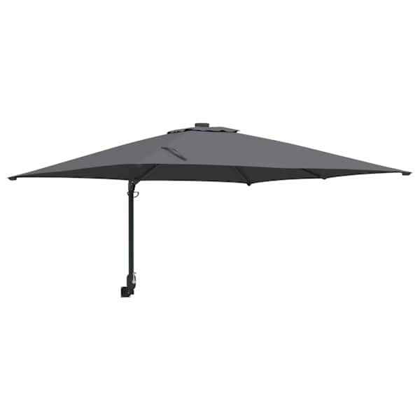 vidaXL Aedapara Antratsiit 248,5 x 247,5 x 160 cm Pol&uuml;ester ja teras