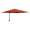 vidaXL Aedapara Terrakota 248,5 x 247,5 x 160 cm Pol&uuml;ester ja teras