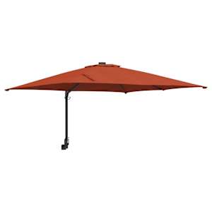 vidaXL Aedapara Terrakota 248,5 x 247,5 x 160 cm Pol&uuml;ester ja teras
