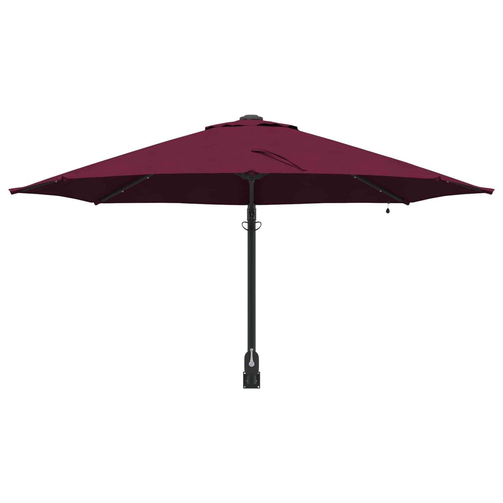 Kerti napernyő Bordeaux piros 248 x 248 x 148 cm