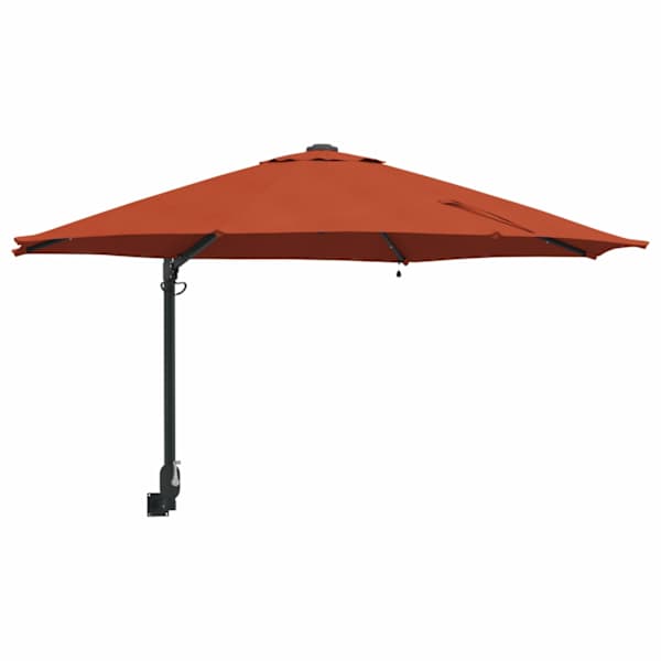 vidaXL Aedapara 248 x 248 x 148 cm Pol&uuml;ester ja teras Terrakota