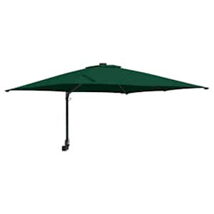 vidaXL Aedapara Roheline 248,5 x 247,5 x 160 cm Pol&uuml;ester ja teras