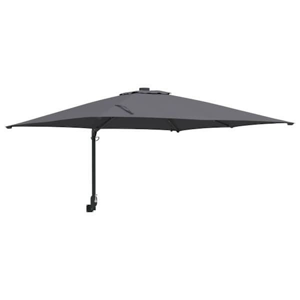 vidaXL Aedapara Antratsiit 248,5 x 247,5 x 160 cm Pol&uuml;ester ja teras