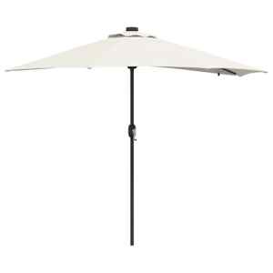 Zahradní slunečník Písková 294 x 150 x 223 cm Polyester a ocel - obrázek 2