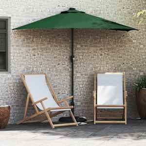 Zahradní slunečník Zelená 294 x 150 x 223 cm Polyester a ocel - obrázek 1