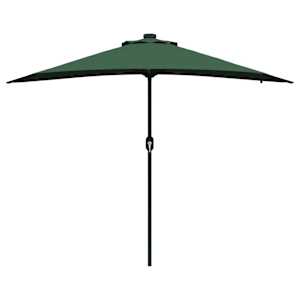 Zahradní slunečník Zelená 294 x 150 x 223 cm Polyester a ocel - obrázek 5