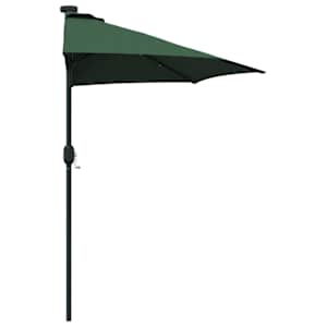 Zahradní slunečník Zelená 294 x 150 x 223 cm Polyester a ocel - obrázek 6