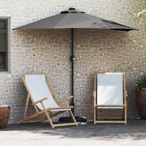 Zahradní slunečník Antracit 294 x 150 x 223 cm Polyester a ocel - obrázek 1