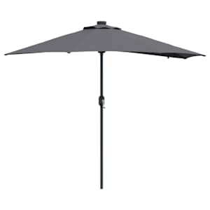 Zahradní slunečník Antracit 294 x 150 x 223 cm Polyester a ocel - obrázek 2