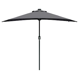 Zahradní slunečník Antracit 294 x 150 x 223 cm Polyester a ocel - obrázek 5