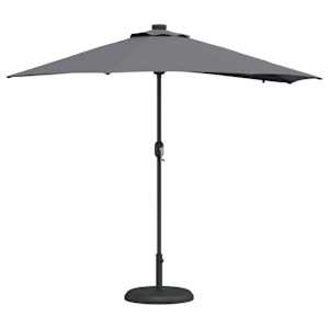 Zahradní slunečník Antracit 294 x 150 x 223 cm Polyester a ocel - obrázek 3