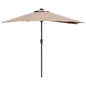 vidaXL Aedapara 294 x 150 x 223 cm Pol&uuml;ester ja teras Pruunikashall