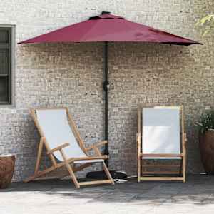 Zahradní slunečník Bordeaux červená 294 x 150 x 223 cm - obrázek 1