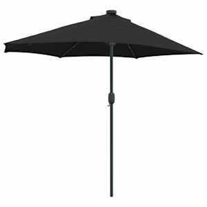 Zahradní slunečník Černá 294 x 150 x 223 cm Polyester a ocel - obrázek 7