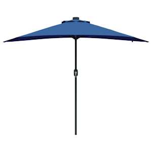 Zahradní slunečník 294 x 150 x 223 cm Polyester a ocel Azurblau - obrázek 5