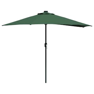Zahradní slunečník Zelená 294 x 150 x 224 cm Polyester a ocel - obrázek 2