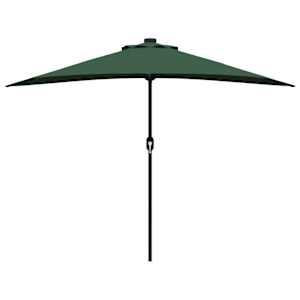 Zahradní slunečník Zelená 294 x 150 x 224 cm Polyester a ocel - obrázek 5