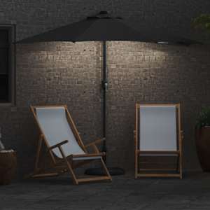 Zahradní slunečník Antracit 294 x 150 x 224 cm Polyester a ocel - obrázek 4