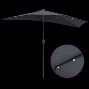 Zahradní slunečník Antracit 294 x 150 x 224 cm Polyester a ocel - obrázek 10