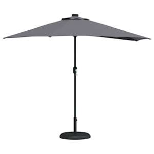 Zahradní slunečník Antracit 294 x 150 x 224 cm Polyester a ocel - obrázek 3
