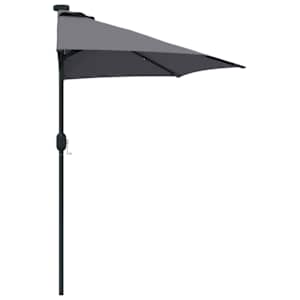 Zahradní slunečník Antracit 294 x 150 x 224 cm Polyester a ocel - obrázek 6