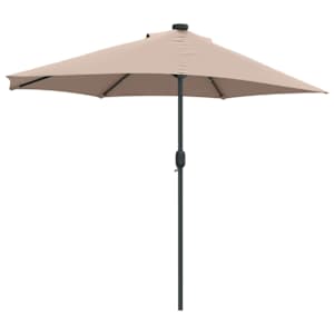 Zahradní slunečník Taupe 294 x 150 x 224 cm Polyester a ocel - obrázek 7