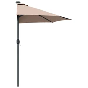 Zahradní slunečník Taupe 294 x 150 x 224 cm Polyester a ocel - obrázek 6