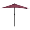 vidaXL Aedapara 294 x 150 x 224 cm Pol&uuml;ester ja teras Bordeaux punane