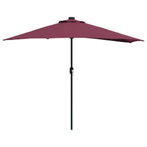 vidaXL Aedapara 294 x 150 x 224 cm Pol&uuml;ester ja teras Bordeaux punane