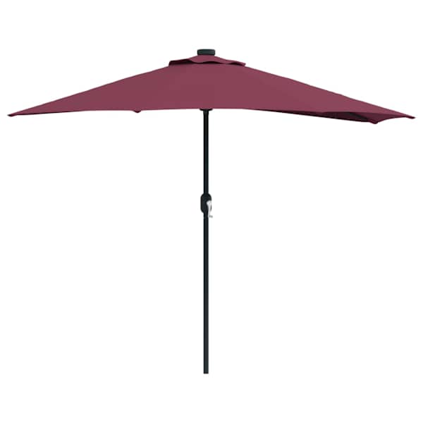 vidaXL Aedapara 294 x 150 x 224 cm Pol&uuml;ester ja teras Bordeaux punane