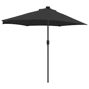 Zahradní slunečník Černá 294 x 150 x 224 cm Polyester a ocel - obrázek 7