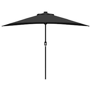 Zahradní slunečník Černá 294 x 150 x 224 cm Polyester a ocel - obrázek 5